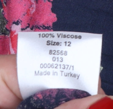 SoulCal & Co Women Multicoloured Size 12 Floral Maxi Dress