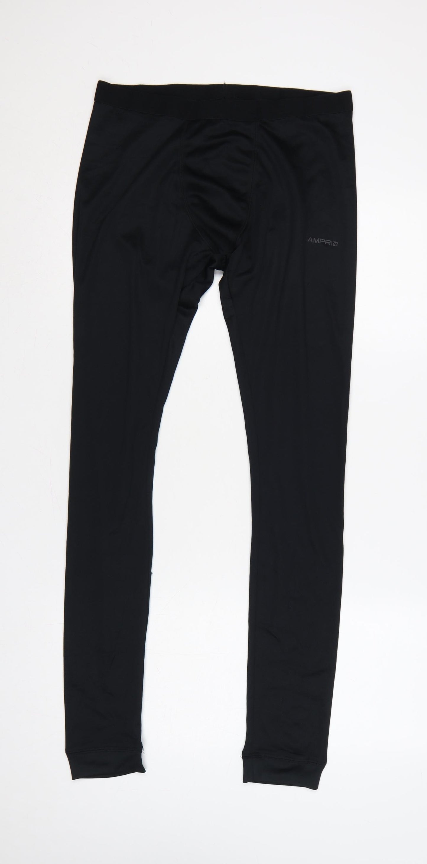 Campri Men’s Black L Compression Running Gym Leggings Stretch