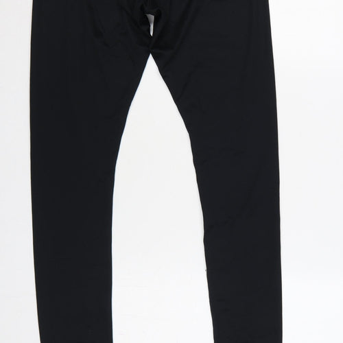 Campri Men’s Black L Compression Running Gym Leggings Stretch