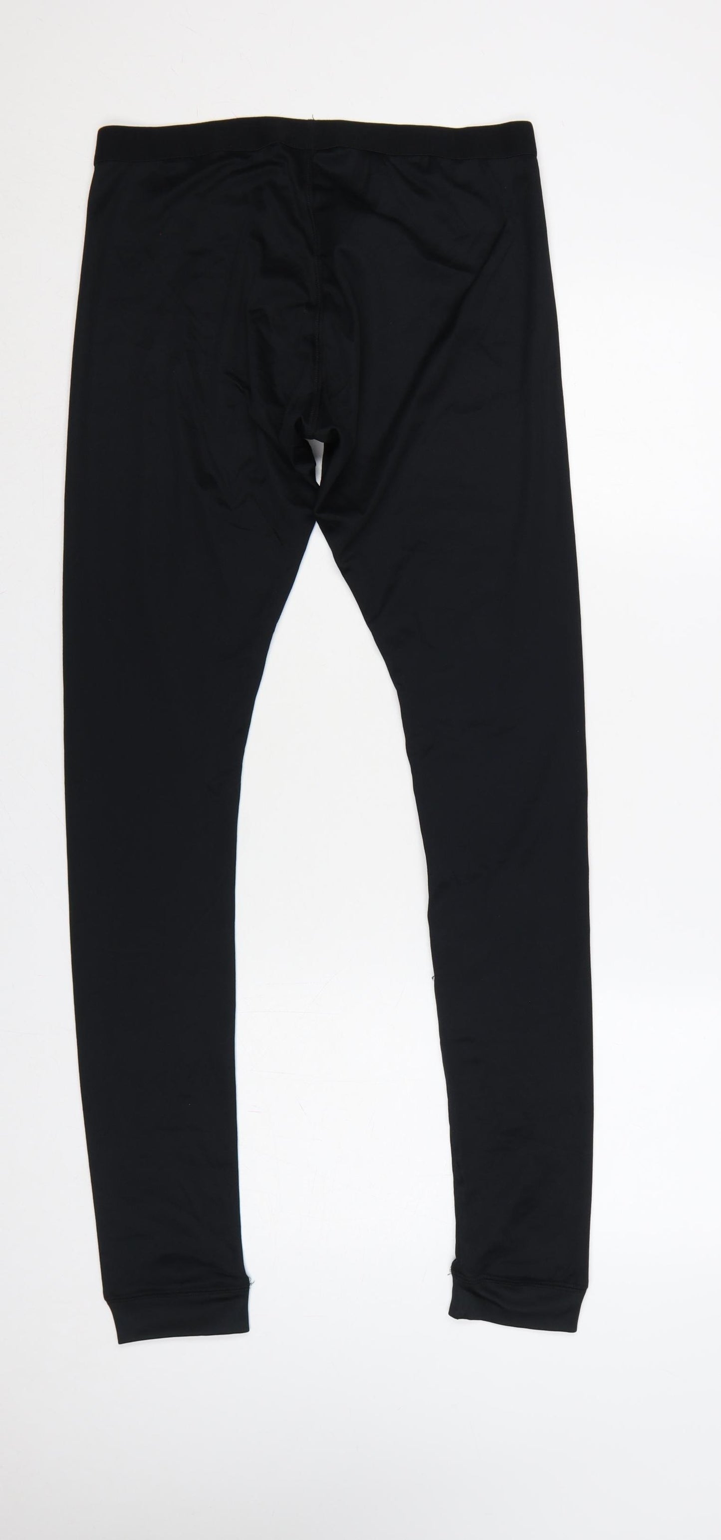 Campri Men’s Black L Compression Running Gym Leggings Stretch