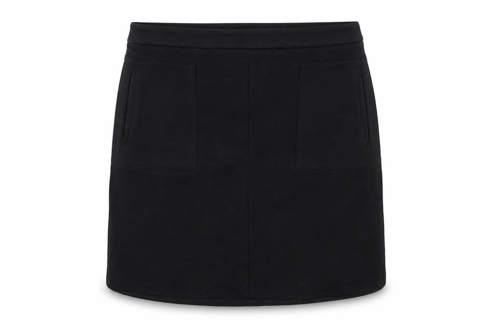 Roman Women Black Size 20 Knee Length Pencil Skirt Pockets Zip