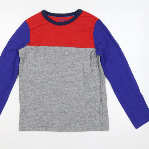 Boden Boys Multicoloured 11-12 Years Basic Long Sleeve T-Shirt