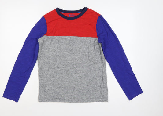 Boden Boys Multicoloured 11-12 Years Basic Long Sleeve T-Shirt