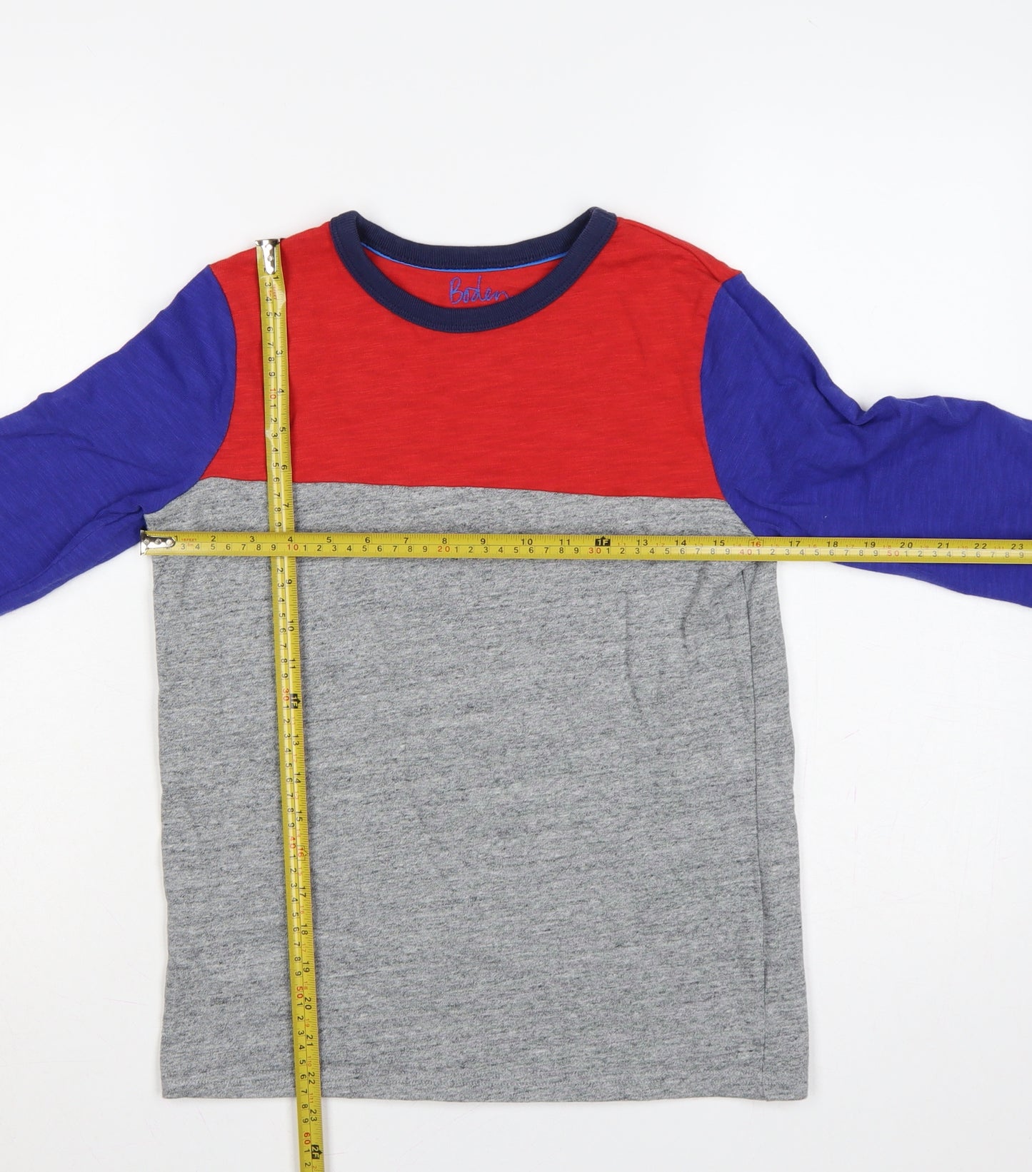 Boden Boys Multicoloured 11-12 Years Basic Long Sleeve T-Shirt