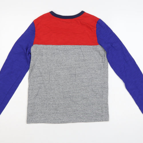 Boden Boys Multicoloured 11-12 Years Basic Long Sleeve T-Shirt