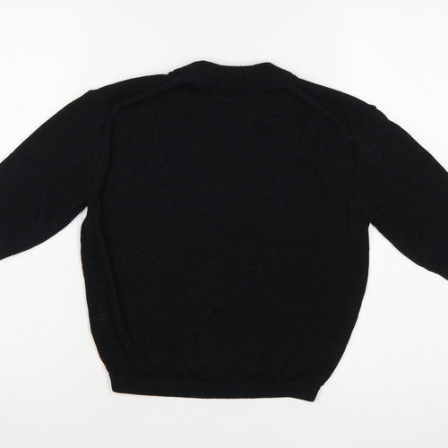 Uniqlo U Women’s Black XS Short Sleeve Crew Neck Knit Pullover Jumper