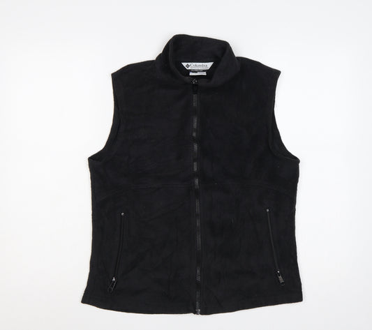 Columbia Women’s Black M Fleece Interchange Bodywarmer Zip Waistcoat