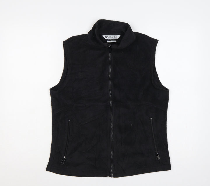 Columbia Women’s Black M Fleece Interchange Bodywarmer Zip Waistcoat