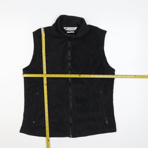 Columbia Women’s Black M Fleece Interchange Bodywarmer Zip Waistcoat