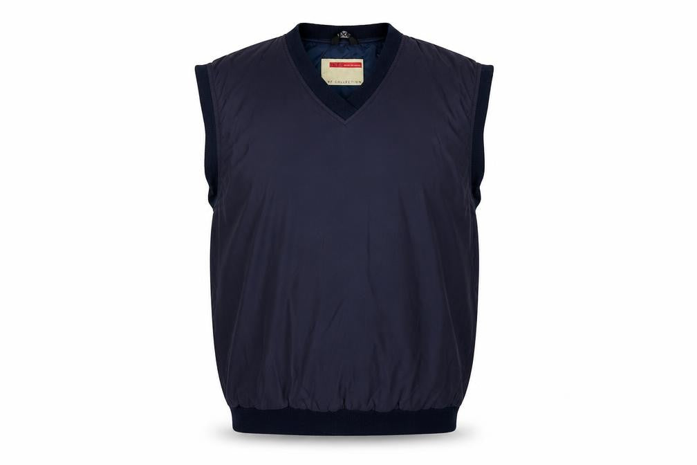 Front view of Baleno Men’s Blue 2XL Golf Collection Sleeveless Bodywarmer Jacket