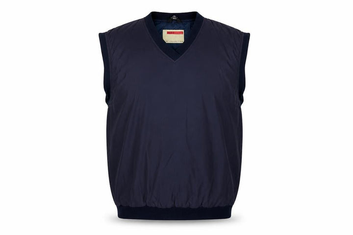 Front view of Baleno Men’s Blue 2XL Golf Collection Sleeveless Bodywarmer Jacket