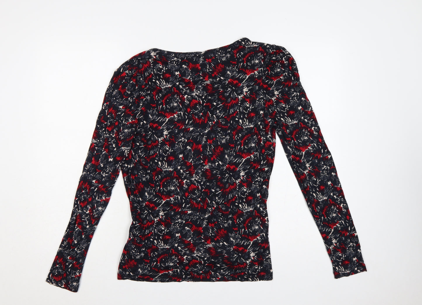 French Connection Women Multicoloured S Cowl Neck Long Sleeve Blouse