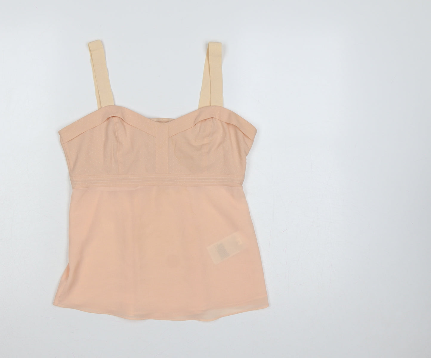 Gap Women Pink XS Sheer Chiffon Sweetheart Camisole Tank Top