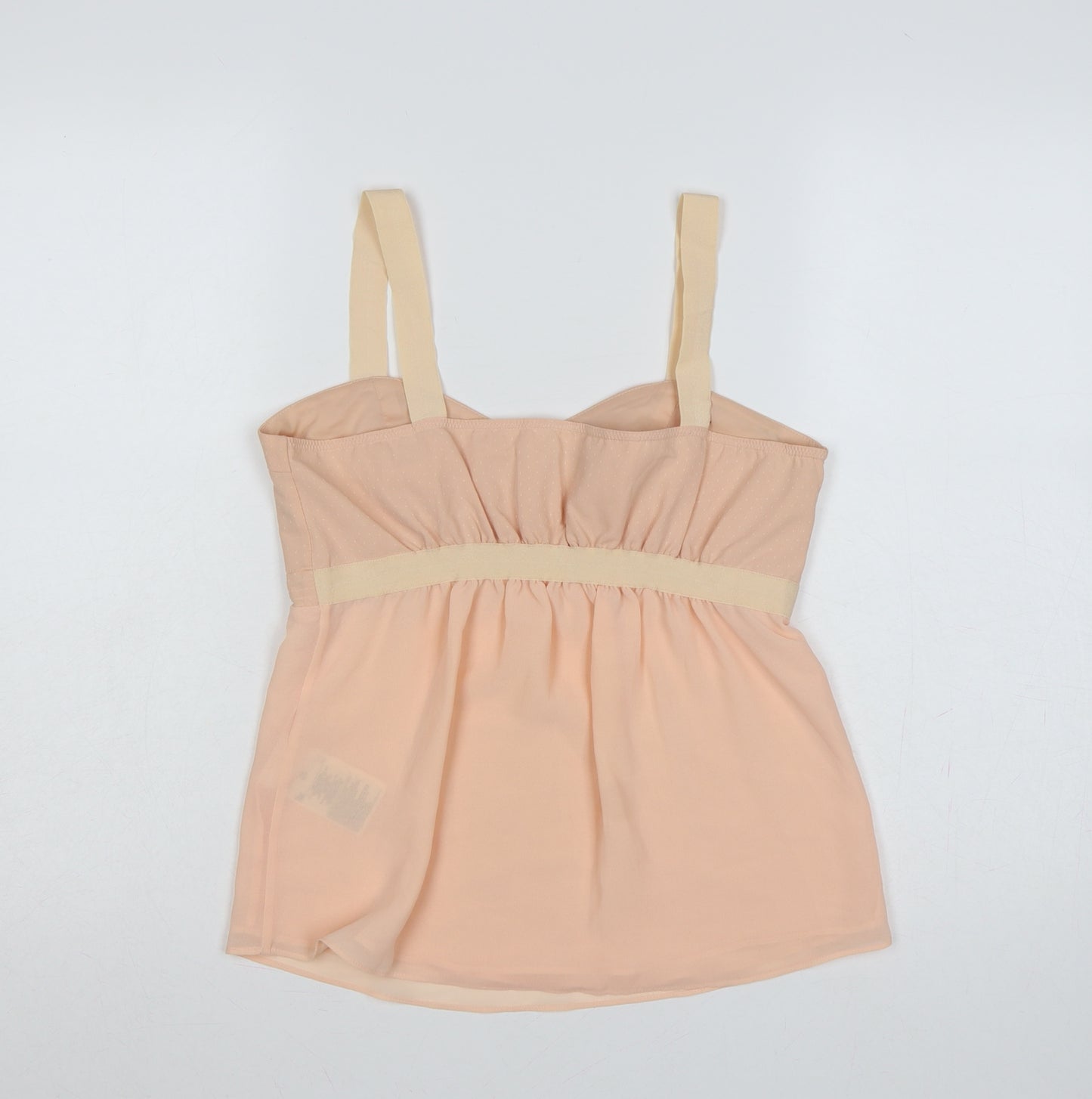Gap Women Pink XS Sheer Chiffon Sweetheart Camisole Tank Top