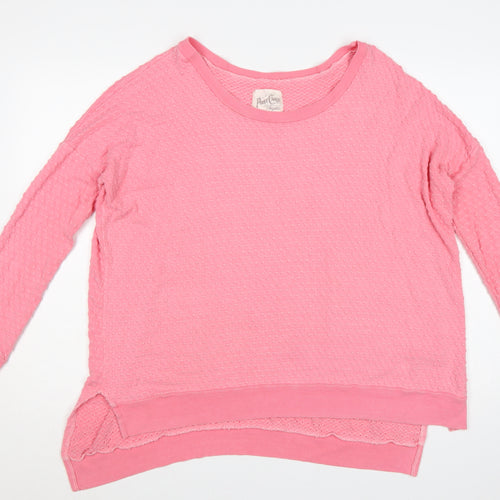 Postcard from Brighton Women’s Pink Textured Tunic Sweatshirt S