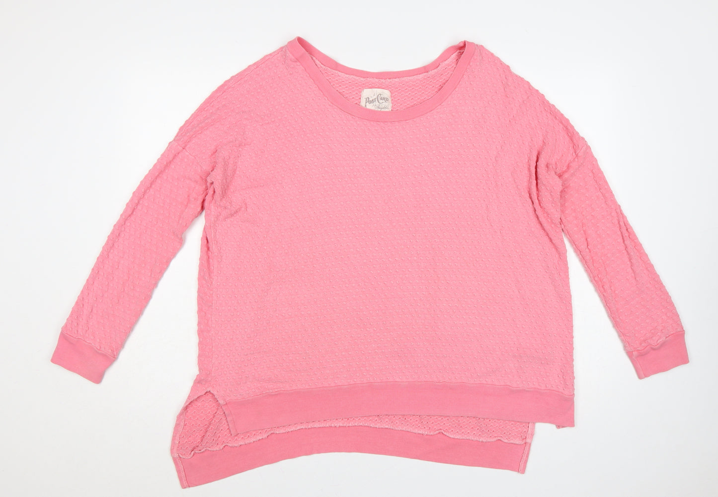 Postcard from Brighton Women’s Pink Textured Tunic Sweatshirt S