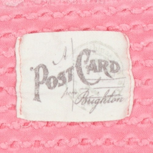 Postcard from Brighton Women’s Pink Textured Tunic Sweatshirt S