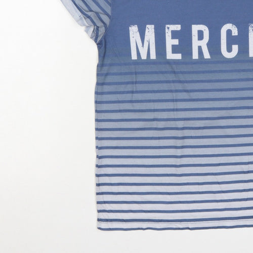 ASOS Women’s Blue Striped Merci Crew Neck Short Sleeve T-Shirt UK 6