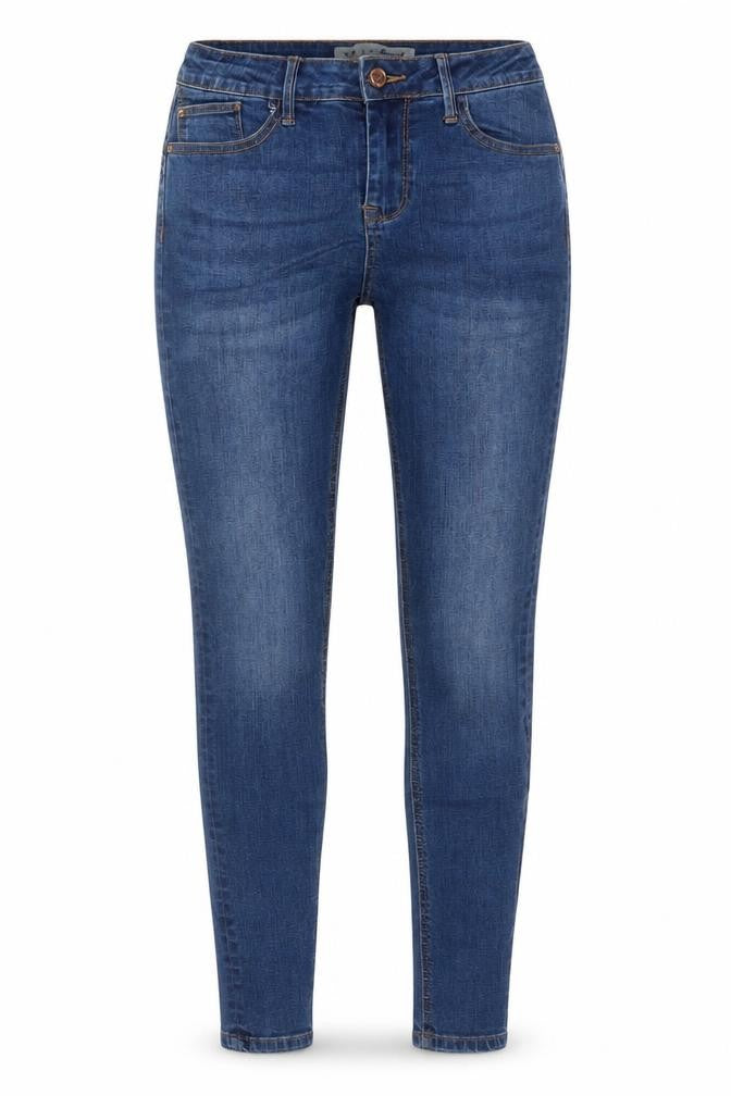 Denim Co Womens Blue UK 10 Skinny Mid Rise Stretch Jeans