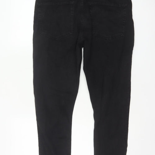 Easy Men’s Black Skinny Fit Stretch Jeans W34 L30