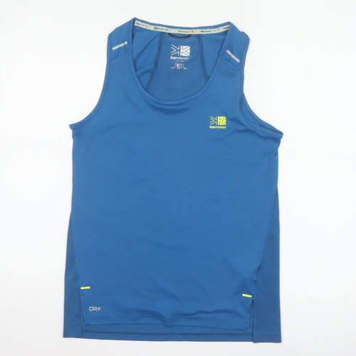Karrimor Men’s Blue S X Lite Running Mesh Tank Top Reflective