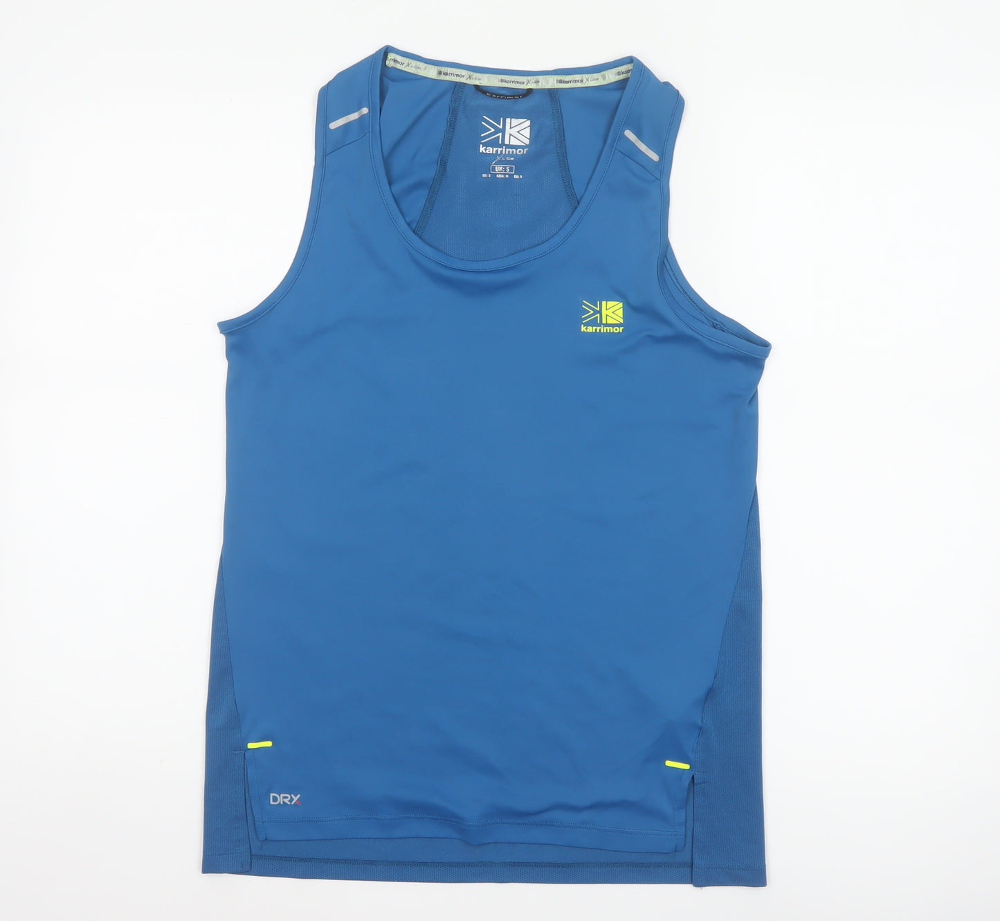 Karrimor Men’s Blue S X Lite Running Mesh Tank Top Reflective