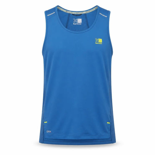 Karrimor Men’s Blue S X Lite Running Mesh Tank Top Reflective