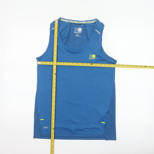 Karrimor Men’s Blue S X Lite Running Mesh Tank Top Reflective