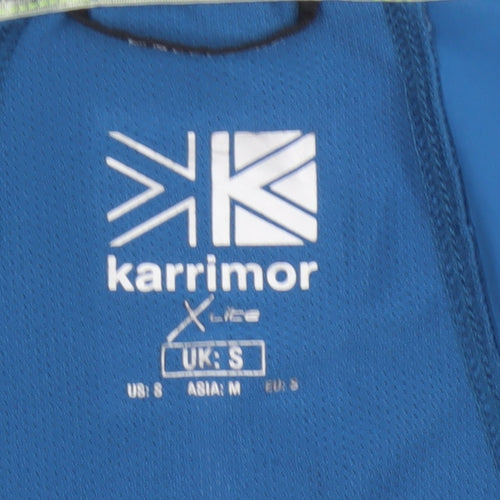 Karrimor Men’s Blue S X Lite Running Mesh Tank Top Reflective