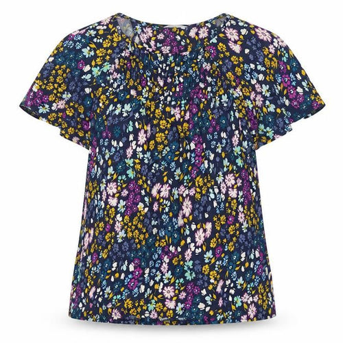 Next Women Multicoloured Floral Viscose Kimono Sleeve Blouse UK 10
