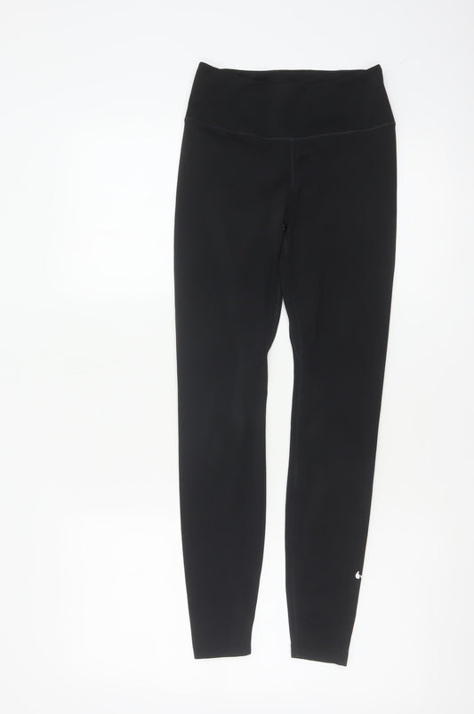 Nike Women Black XS Dri-FIT Compression Running Leggings