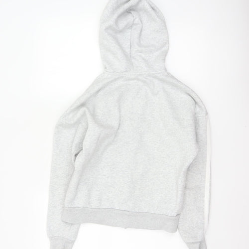 Adidas Women’s Grey XS Full Zip Hooded Logo Hoodie