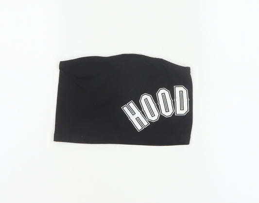 Hoodrich Women’s Black XS Strapless Stretch Logo Camisole Top