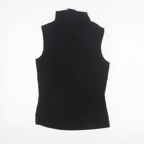 Michelle Keegan Women’s Black UK 8 High Neck Stretch Tank Top