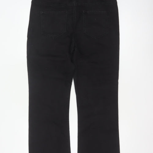 George Women’s Black UK 14 Short Bootcut Stretch Jeans