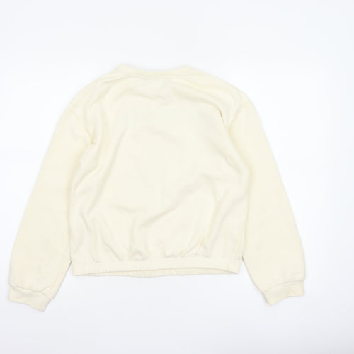 Harry Potter Girls Ivory 12-13 Years Gryffindor Graphic Pullover Sweatshirt