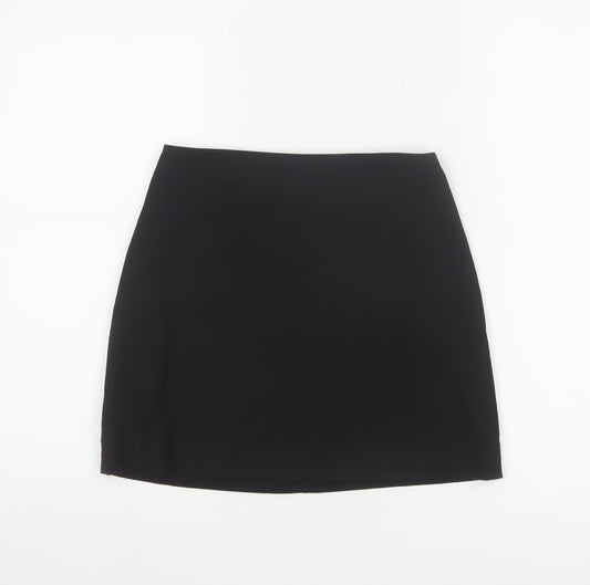 H&M Women’s Black UK 6 Straight Pencil Mini Skirt Lined