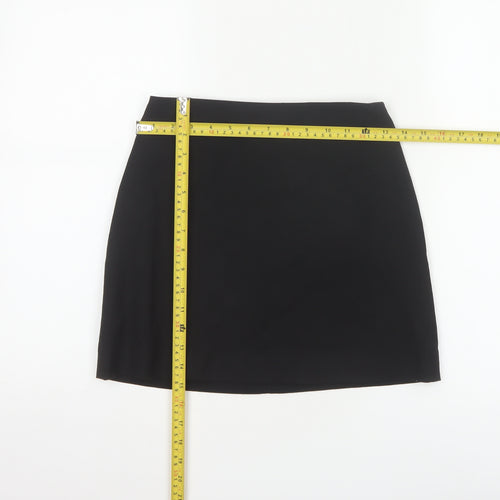 H&M Women’s Black UK 6 Straight Pencil Mini Skirt Lined