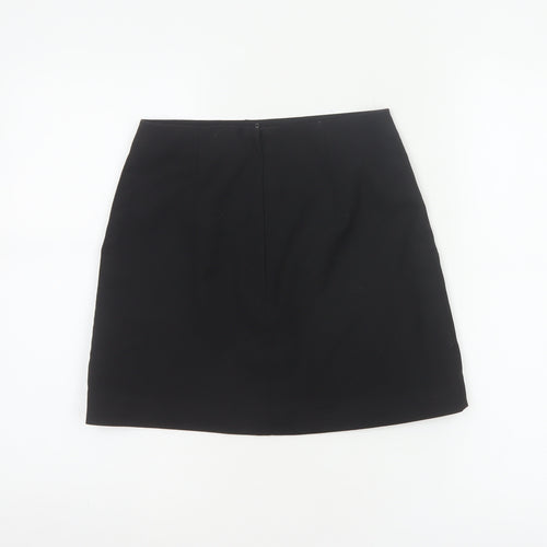 H&M Women’s Black UK 6 Straight Pencil Mini Skirt Lined