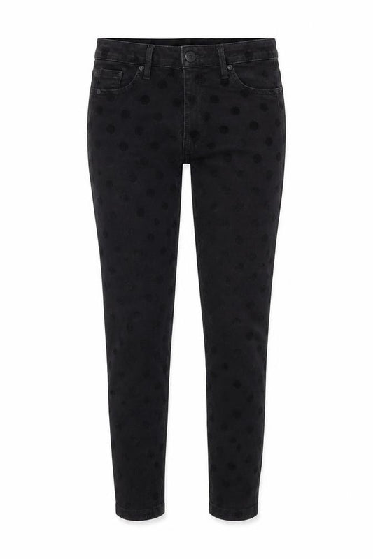 Topshop Moto Women’s Black Polka Dot Skinny Jeans W26 L28 UK 8 Petite