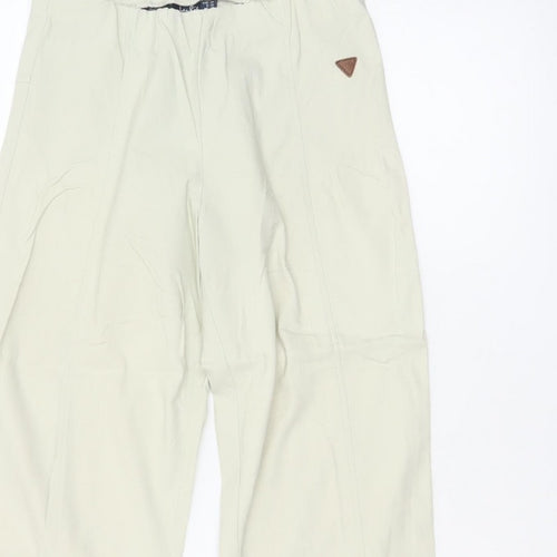 LuK Ril Women’s Ivory Jogger Trousers UK 10 Elasticated Cuffed Pockets