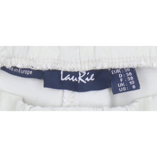 LuK Ril Women’s Ivory Jogger Trousers UK 10 Elasticated Cuffed Pockets