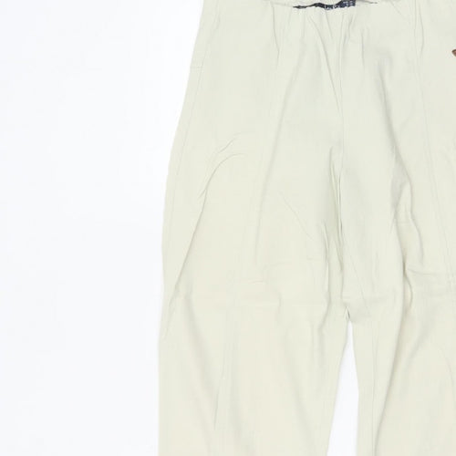 LuK Ril Women’s Ivory Jogger Trousers UK 10 Elasticated Cuffed Pockets