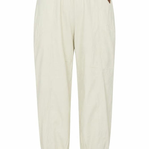 LuK Ril Women’s Ivory Jogger Trousers UK 10 Elasticated Cuffed Pockets