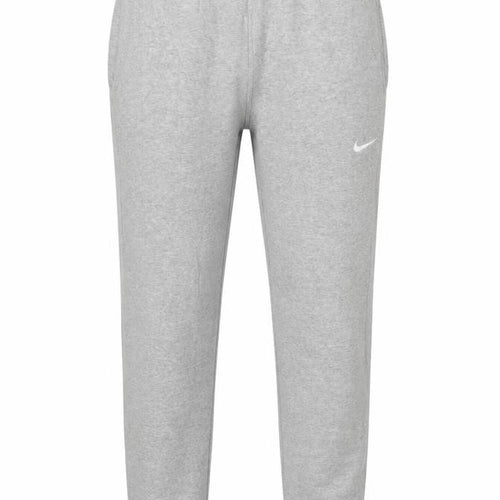 Nike Men’s Grey L Fleece Jogger Sweatpants Logo Tapered