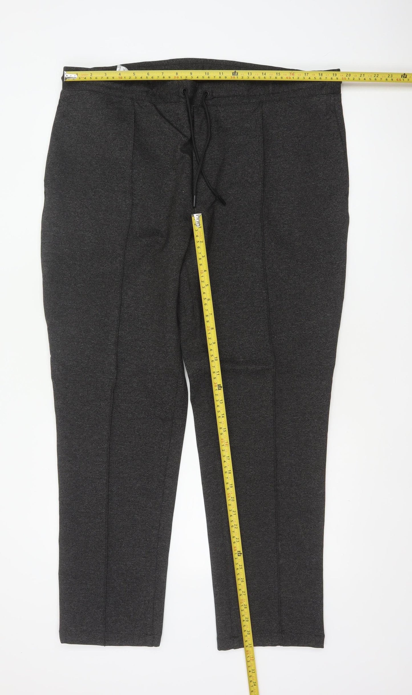 T&W Taylor & Wright Men’s Grey XL Tapered Drawstring Jogger Trousers