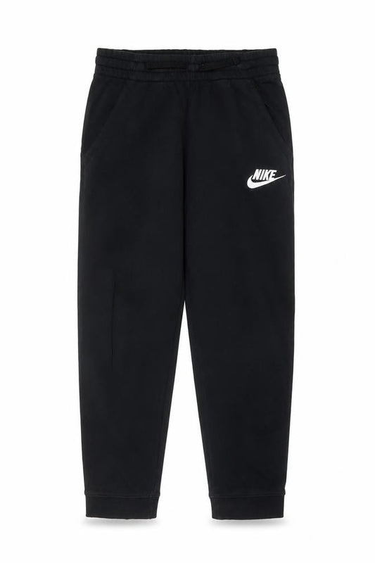 Nike Boys Black Size 158 Jogger Sweatpants Fleece Logo Pockets