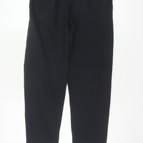 Nike Boys Black Size 158 Jogger Sweatpants Fleece Logo Pockets