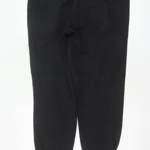 Puma Men’s Black M Jogger Sweatpants Logo Elastic Waist Cuffed