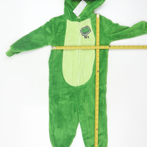 George Boys Green Toy Story Rex Dinosaur Fleece Onesie 2-3 Years
